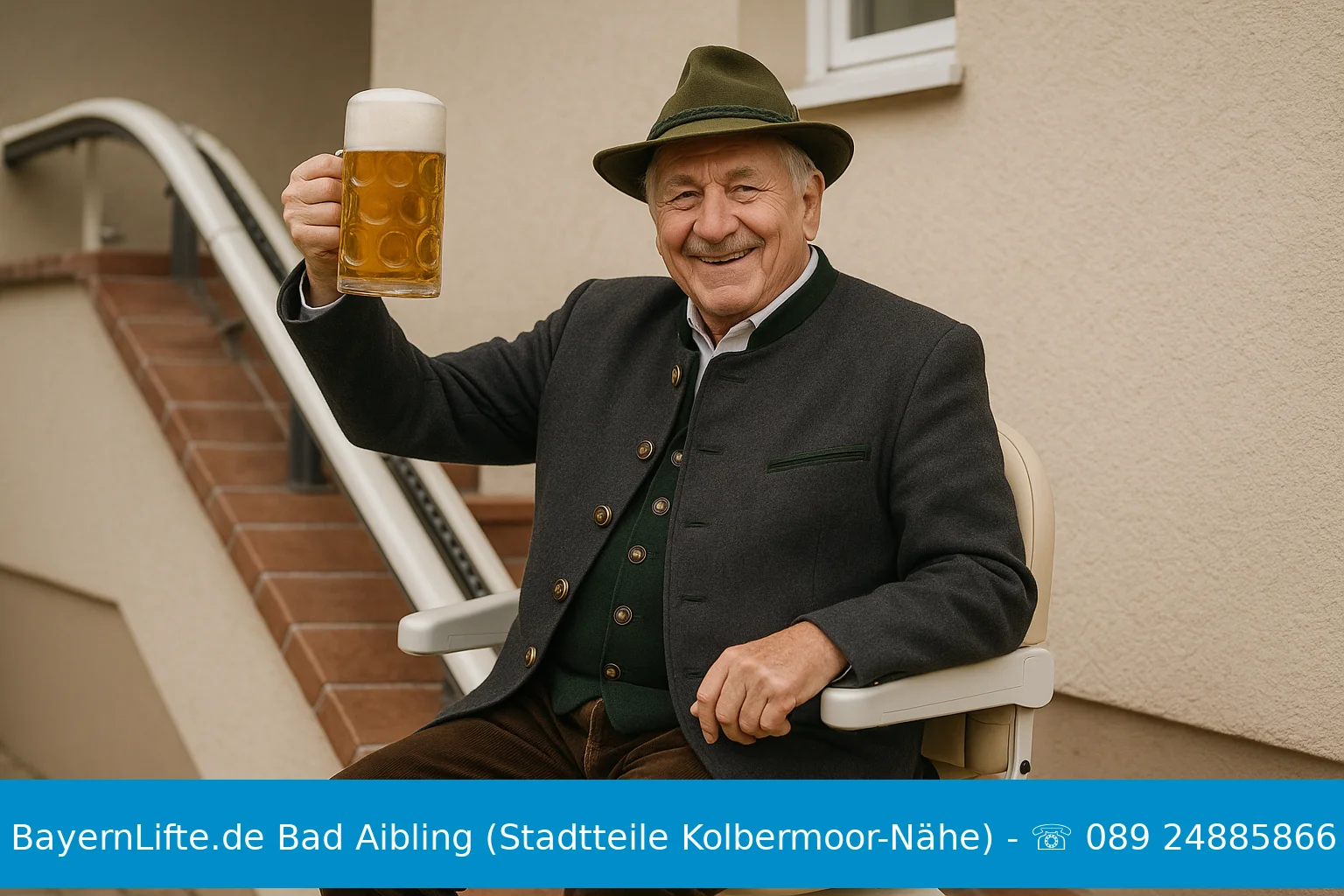 Treppenlift Bad Aibling (Stadtteile Kolbermoor-Nähe)