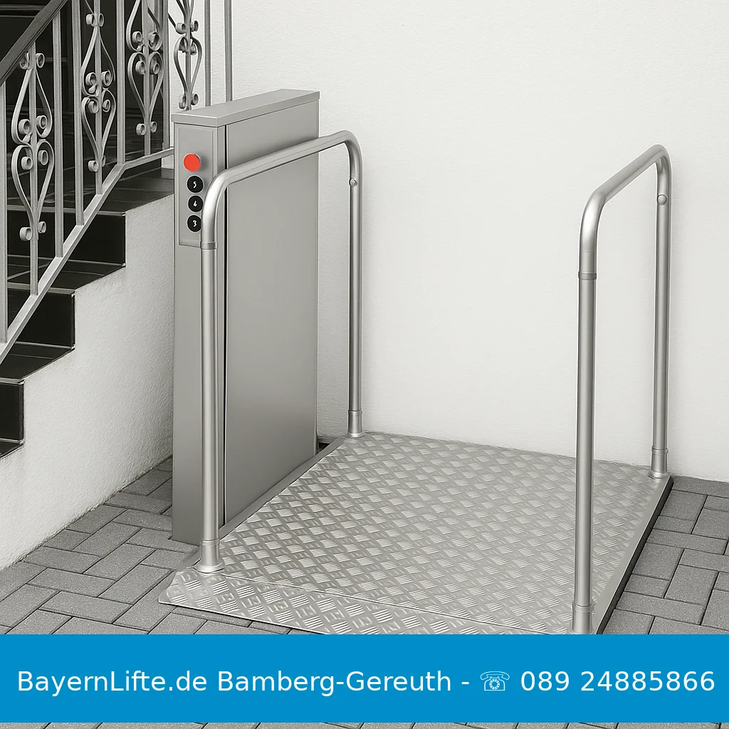 Treppenlift robusto-plateau Bamberg-Gereuth