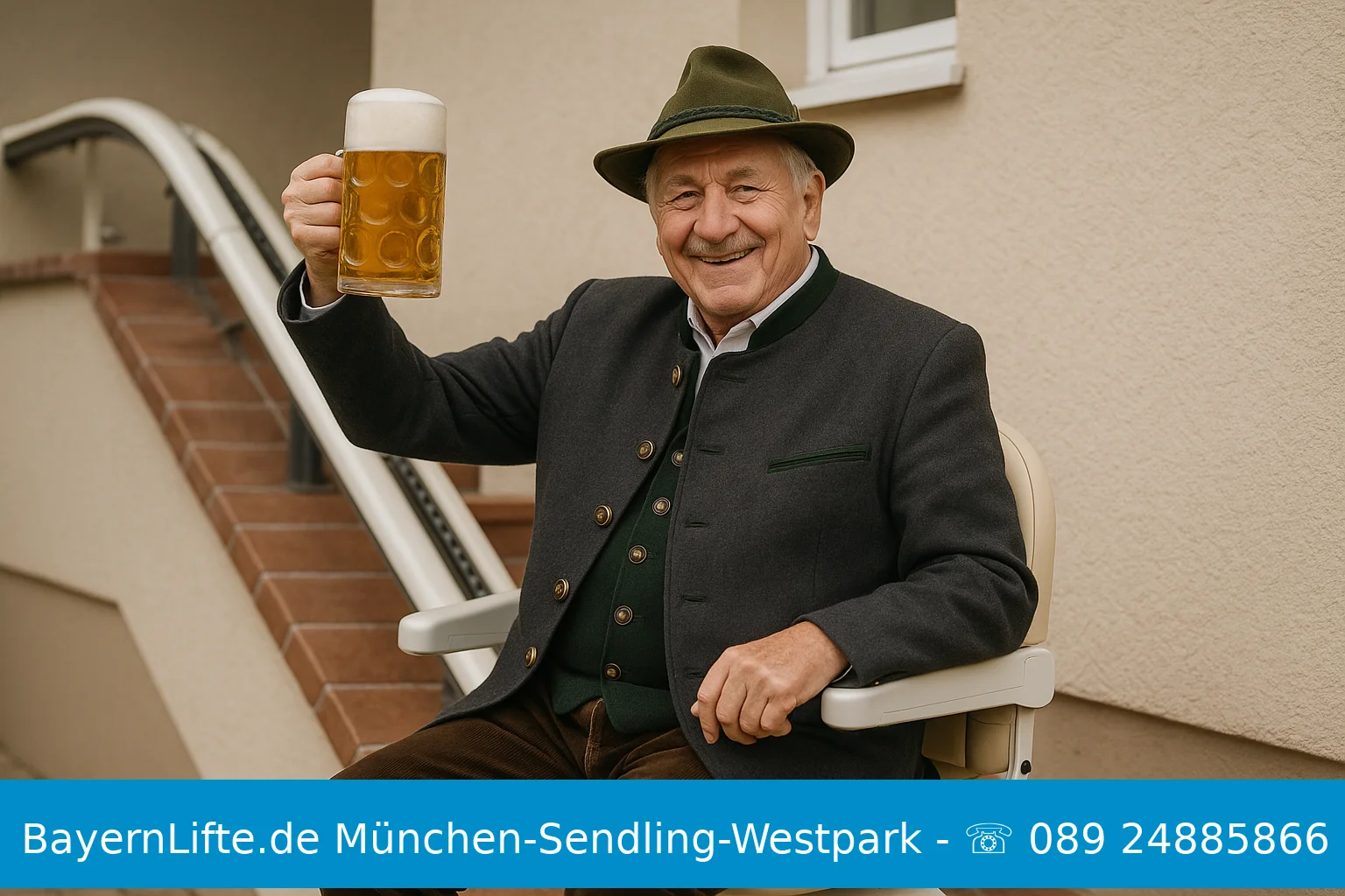 Treppenlift München-Sendling-Westpark