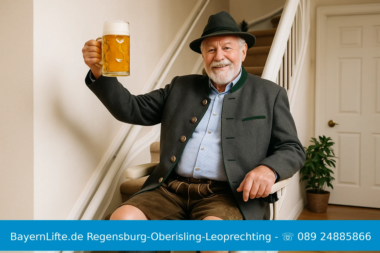 Treppenlift Regensburg-Oberisling-Leoprechting