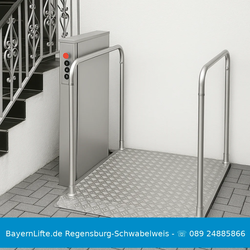 Treppenlift robusto-plateau Regensburg-Schwabelweis