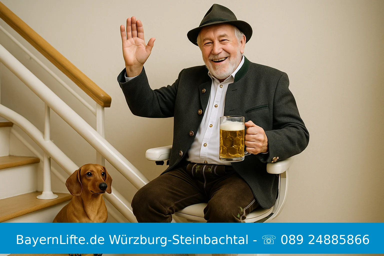 Treppenlift Würzburg-Steinbachtal