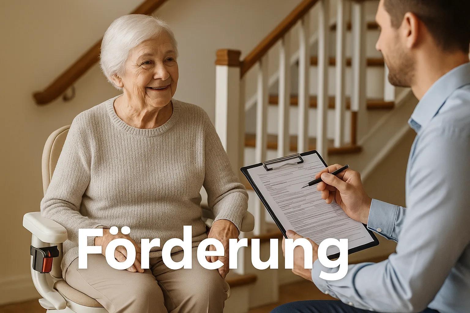 Treppenlift Förderung in Bayern