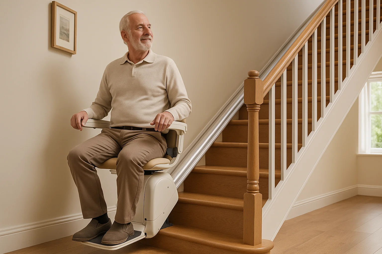 Sitzlift innen · gerade